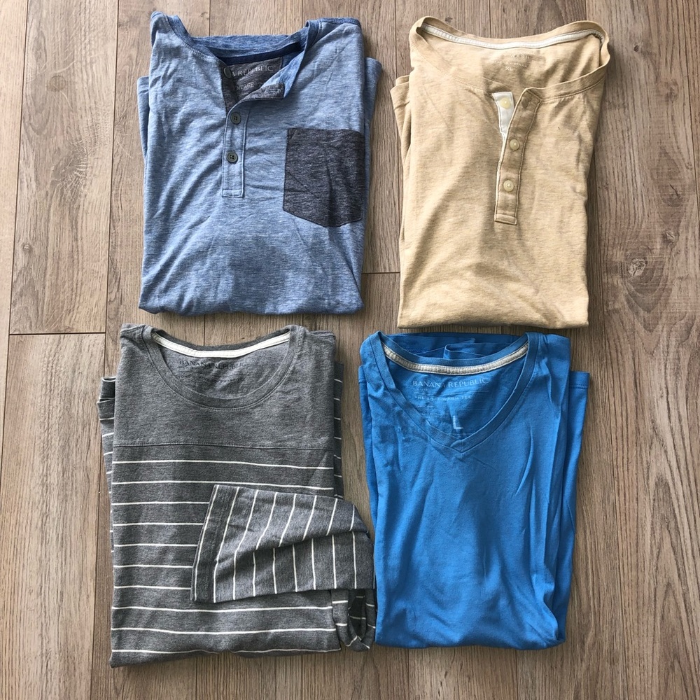 Men’s Banana Republic L/XL T shirt Bundle